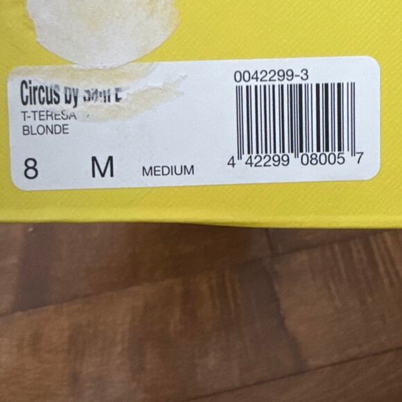 NWB CIRCUS NY Teresa Square-Toe Ballet Flats nude size 8 - Picture 12 of 12